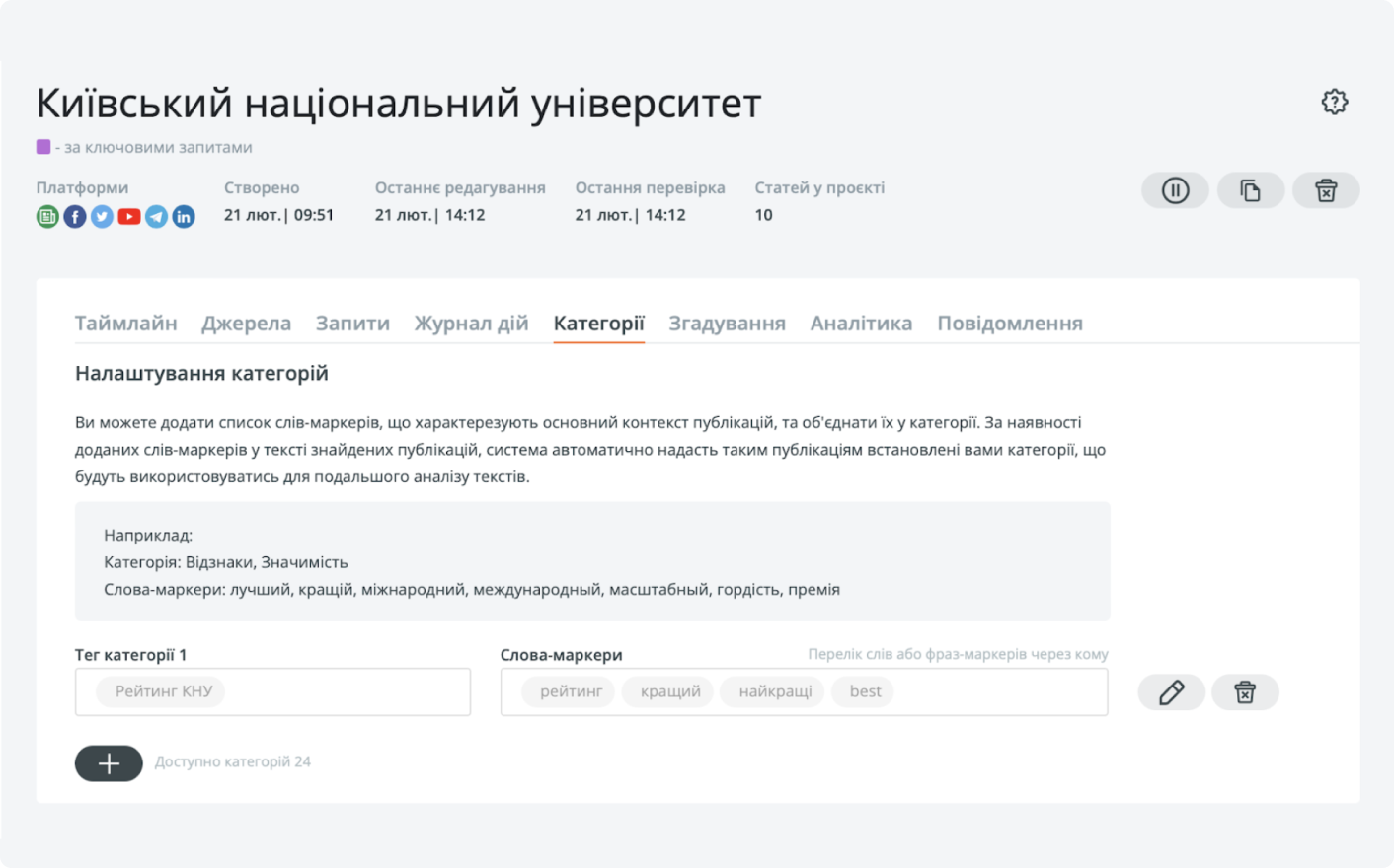 Медіа моніторинг бренду